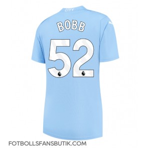 Manchester City Oscar Bobb #52 Replika Hemmatröja Damer 2023-24 Kortärmad